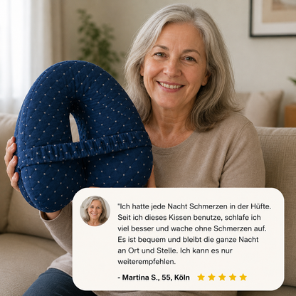 Cervano - Das Kniekissen für Schmerzfreien Schlaf